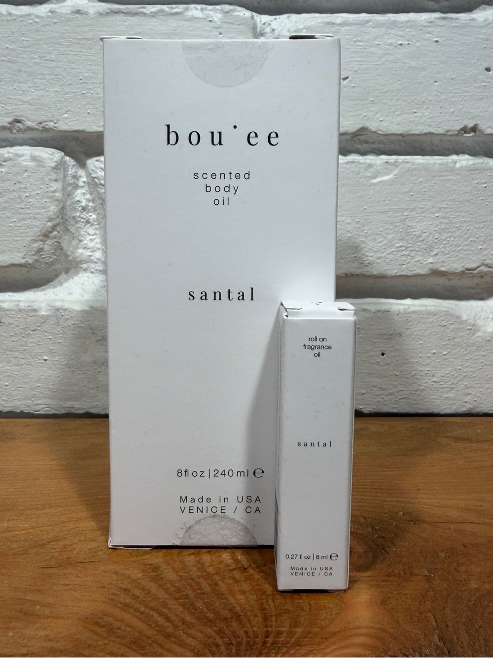RIDDLE Santal Fragrance Duo Body Oil 8oz + Roll-On Oil Set NIB